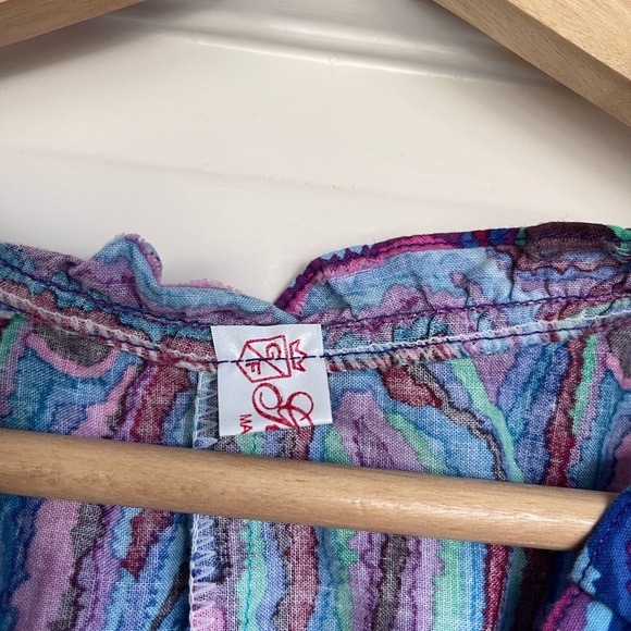 Kaffee Fasset fabric- Vintage 60s 70s dress - Picture 4 of 5